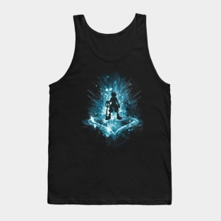 a key to the heart -blue Tank Top